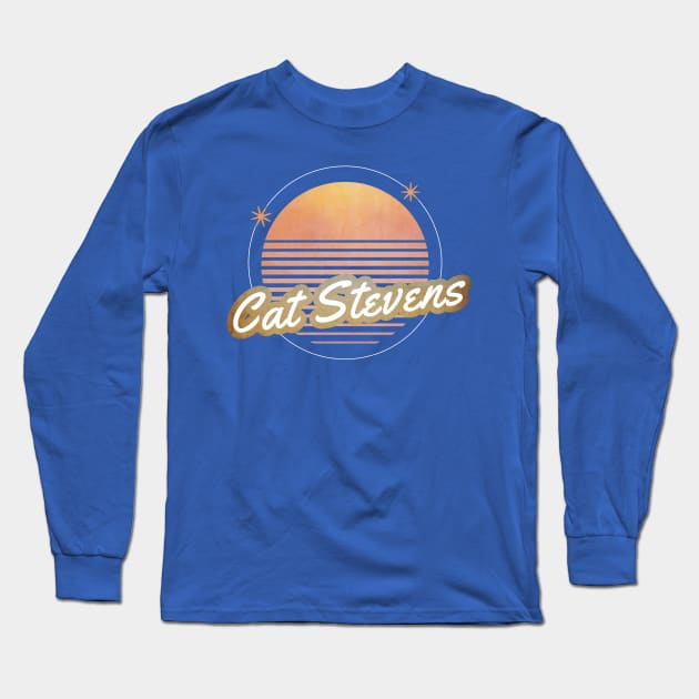 cat stevens ll 80s moon Long Sleeve T-Shirt by the haunted bathroom